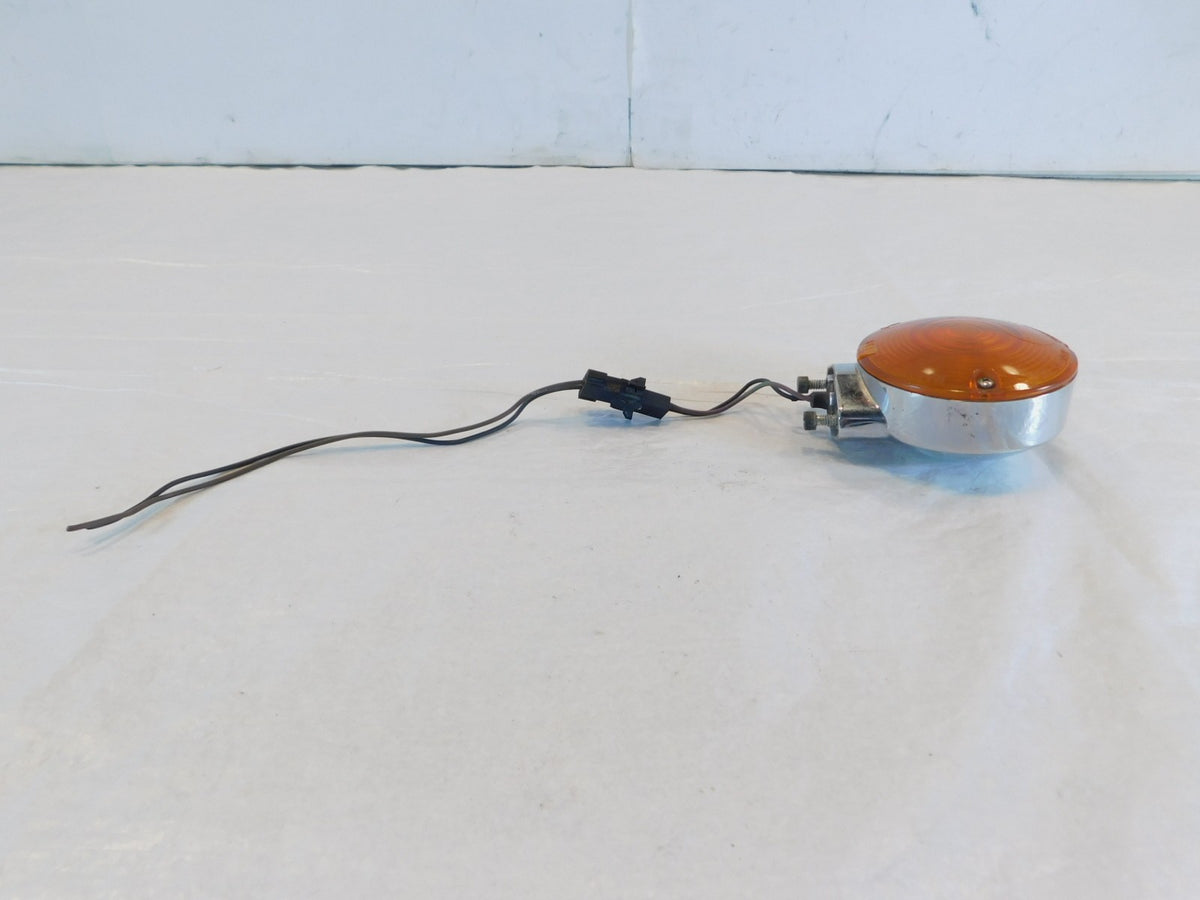 Harley Softail Electra Glide Road King Chrome Rear Turn Signal Indicator Housing - C3 Cycle