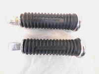 Harley Davidson FXR Dyna Sportster & Softail Black Rubber Footpegs Footrests - C3 Cycle