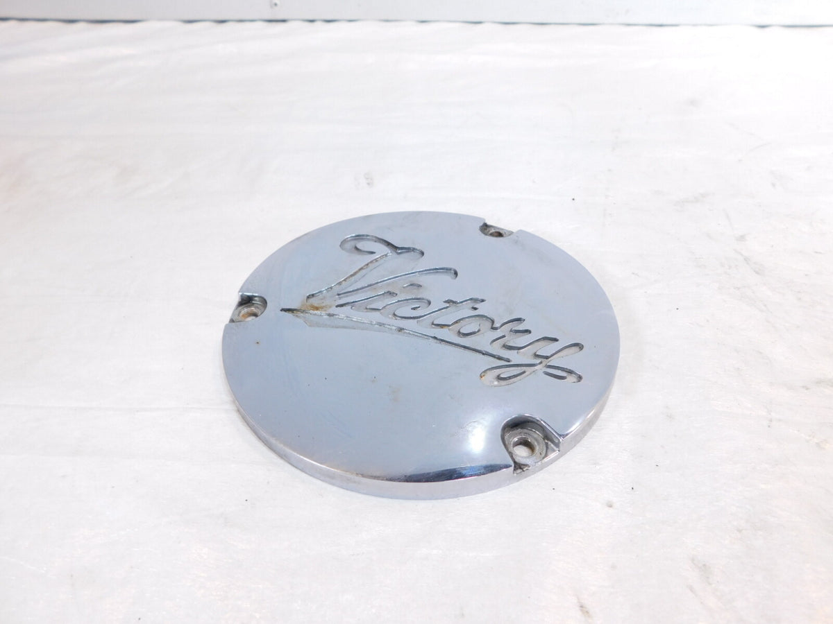 Victory Sport Deluxe Standard V92 Cruiser Chrome Left Engine Clutch Derby Cover