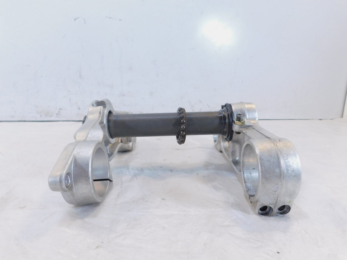 Ducati Sport Touring ST2 ST4 Silver Front Fork Steering Stem Triple Tree Bridge - C3 Cycle