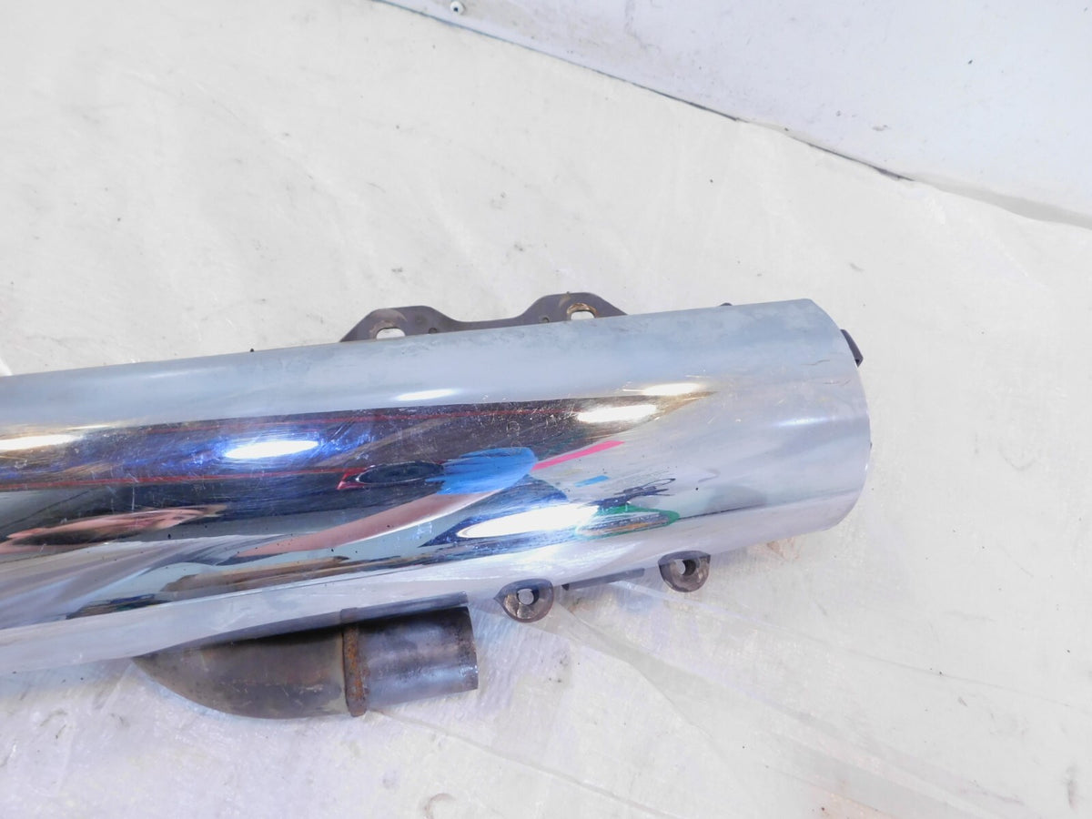 Honda VTX1800 VTX1800F VTX1800N Chrome Lower Right Exhaust Header Pipe Muffler - C3 Cycle