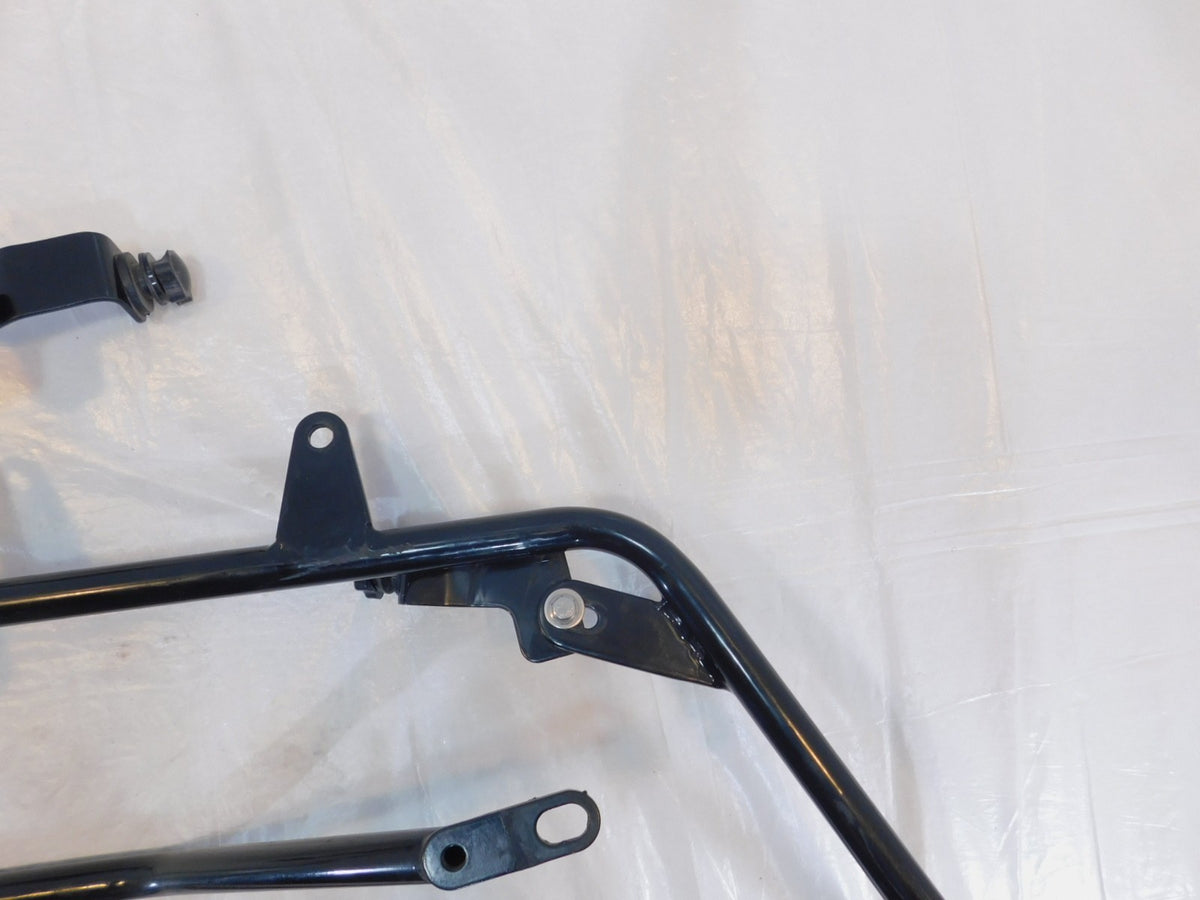 18-22 Harley Davidson Softail Slim & Street Bob Black Saddlebag Mount Brackets - C3 Cycle