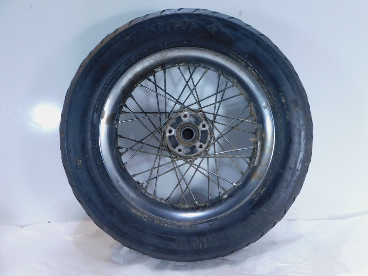 Harley Sportster & Road King Electra Glide Profile Laced Chrome Rear Wheel Rim - C3 Cycle