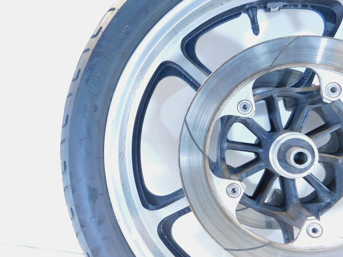 1985 & 1986 Honda VT1100C Shadow 1100 Cast 5 Spoke Front Wheel Rim Tire & Rotors - C3 Cycle