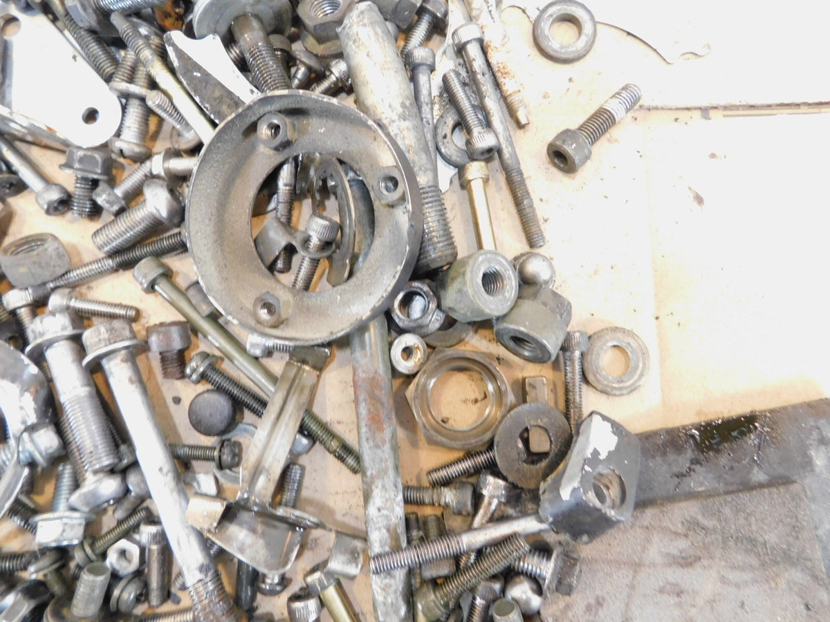 2002 02 Yamaha V-Star 650 XVS650 Classic Nuts Bolts Brackets Parts Box Misc Lot - C3 Cycle