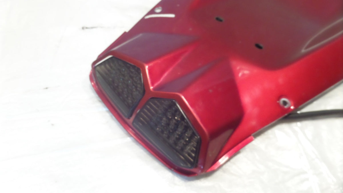 2005 Yamaha YZFR6 R6 Red Section Cover Undertail Fairing Cowl & LED Brake Light - C3 Cycle