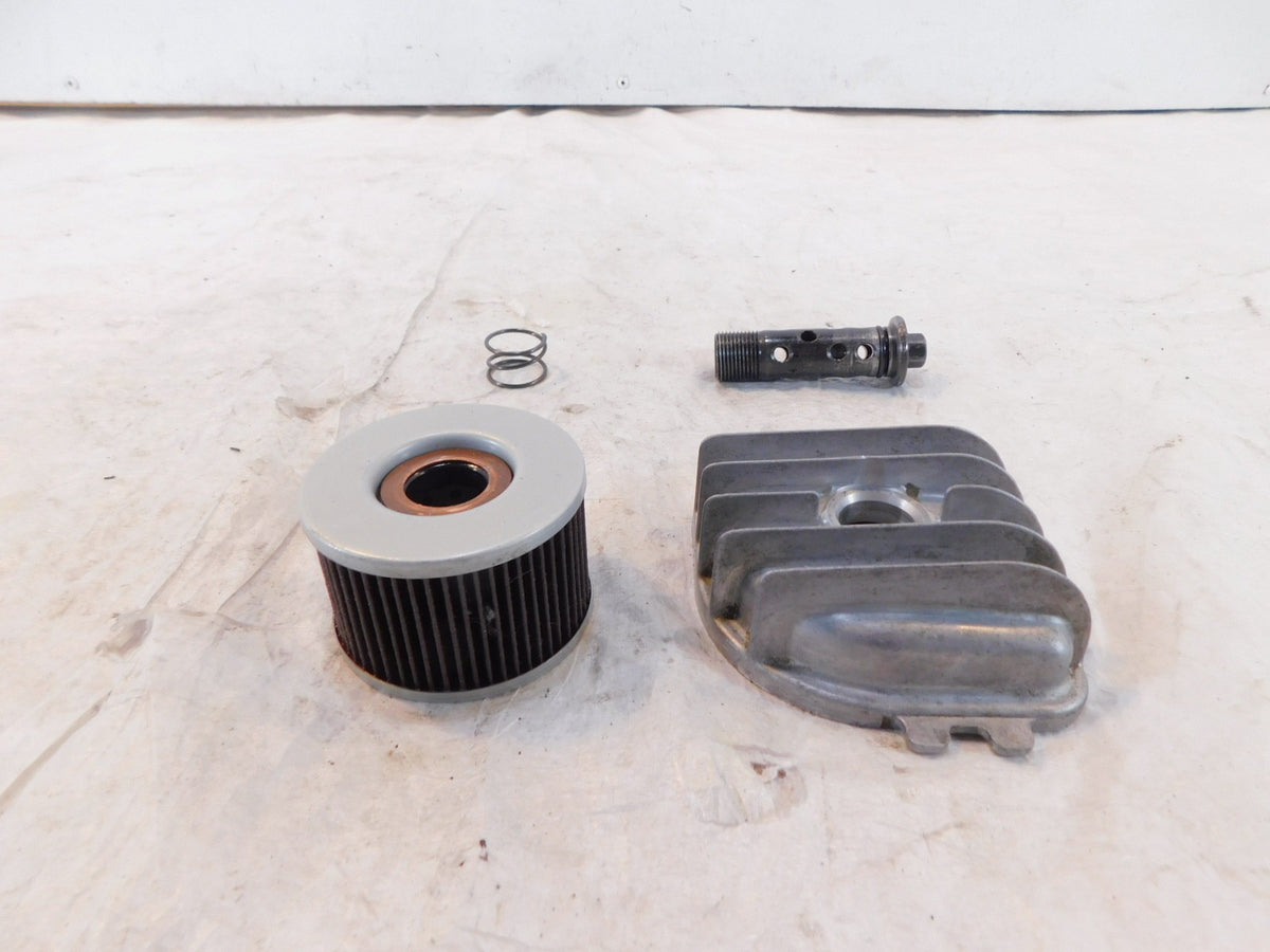 86-87 Honda Rebel 450 CMX450C Engine Motor Oil Case Cover w/ Filter Element - C3 Cycle