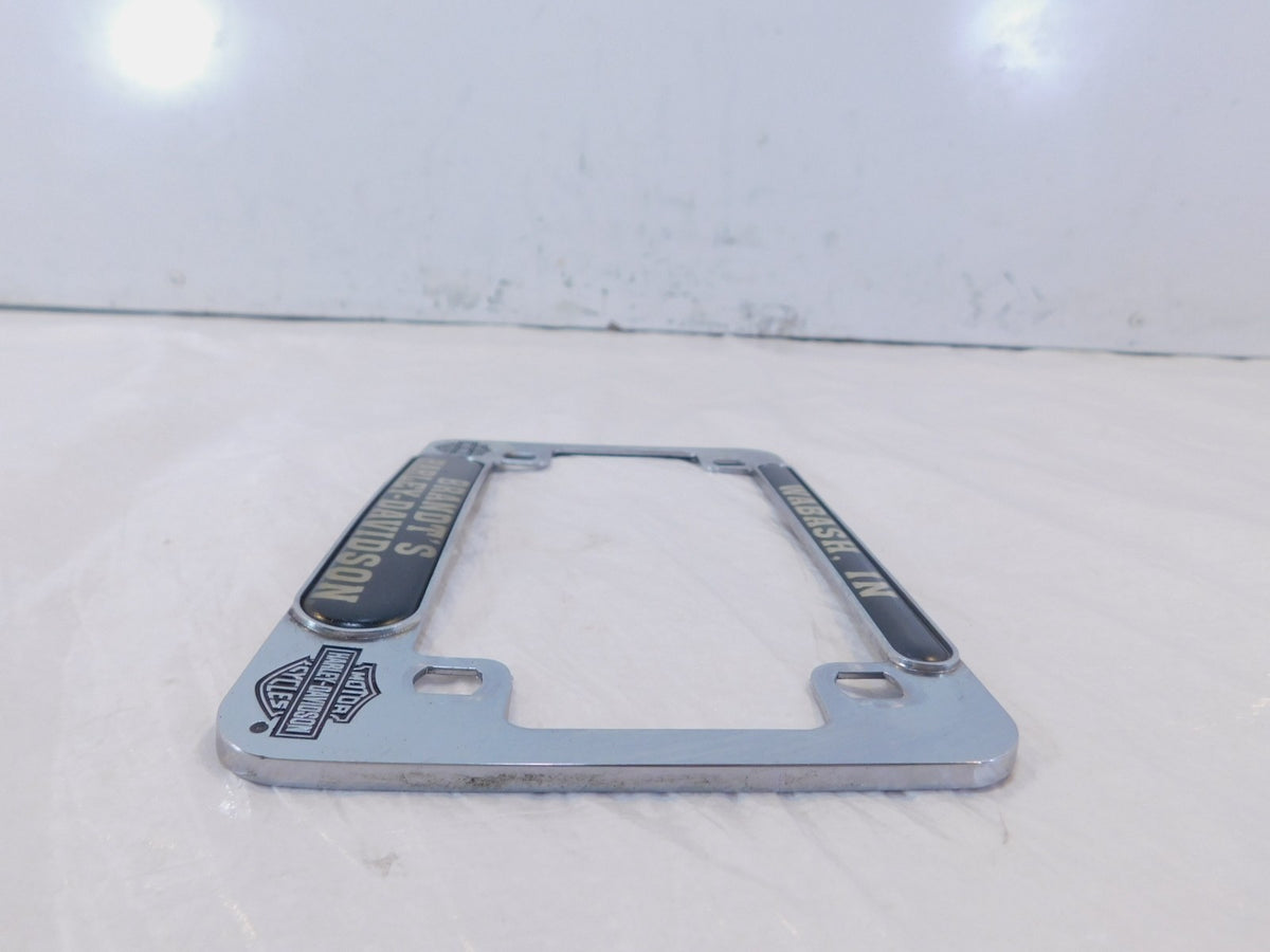 Harley Davidson Sportster Dyna FXR Softail Rear License Plate Cover Frame - C3 Cycle