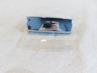 Piaggio Vespa LX LXV 50 125 150 Chrome Rear License Plate Light Cover w/ Lens - C3 Cycle
