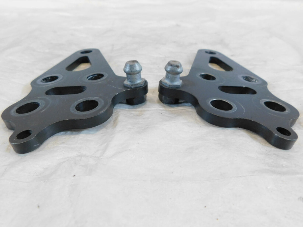 Pair Black 2008-2016 Polaris Victory Vision Engine Motor Mount Rear Brackets - C3 Cycle