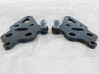 Pair Black 2008-2016 Polaris Victory Vision Engine Motor Mount Rear Brackets - C3 Cycle