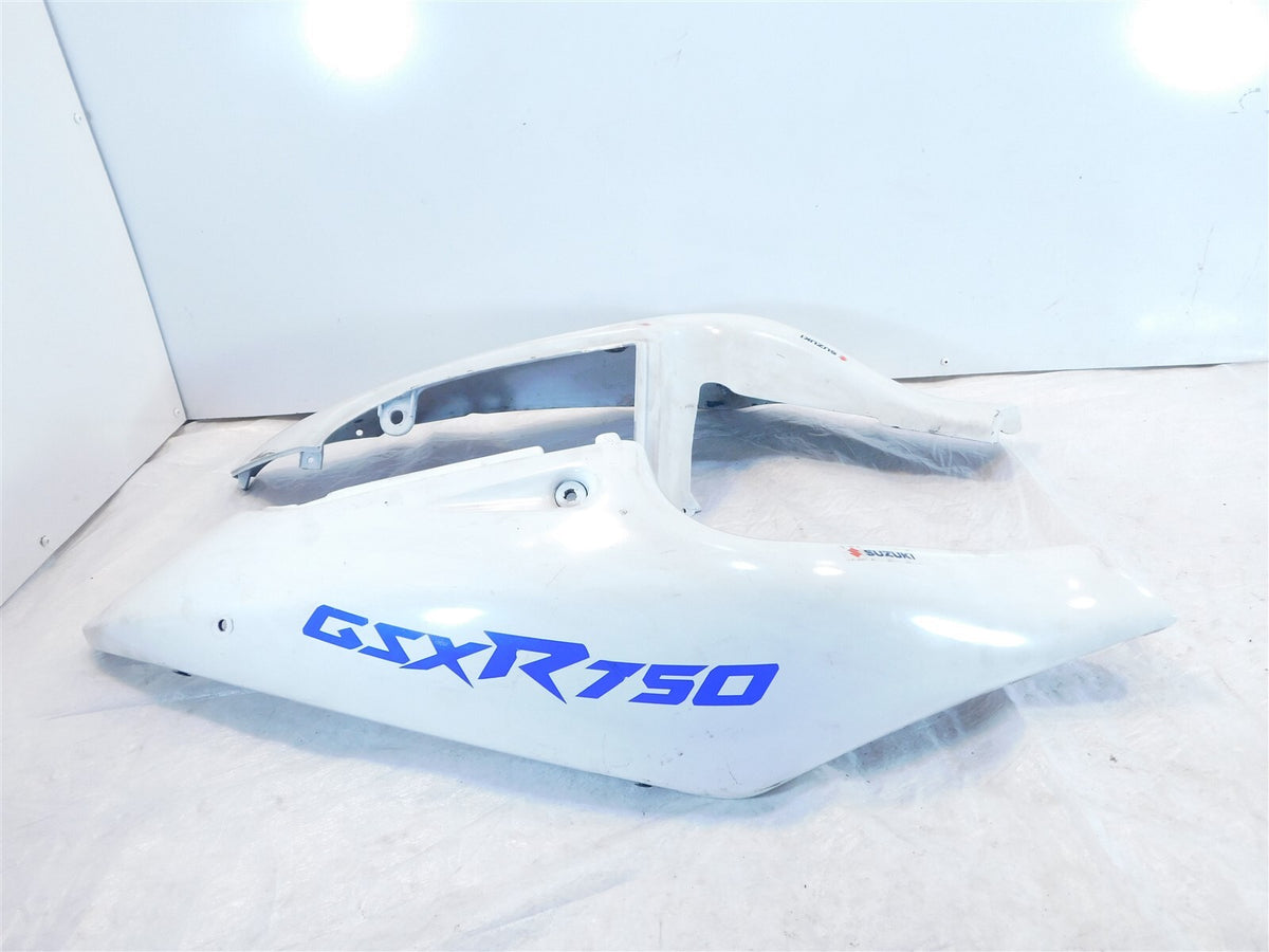 1997 Suzuki GSX-R600 GSXR600 White Right/Left Tail Seat Frame Cover Fairing Cowl - C3 Cycle