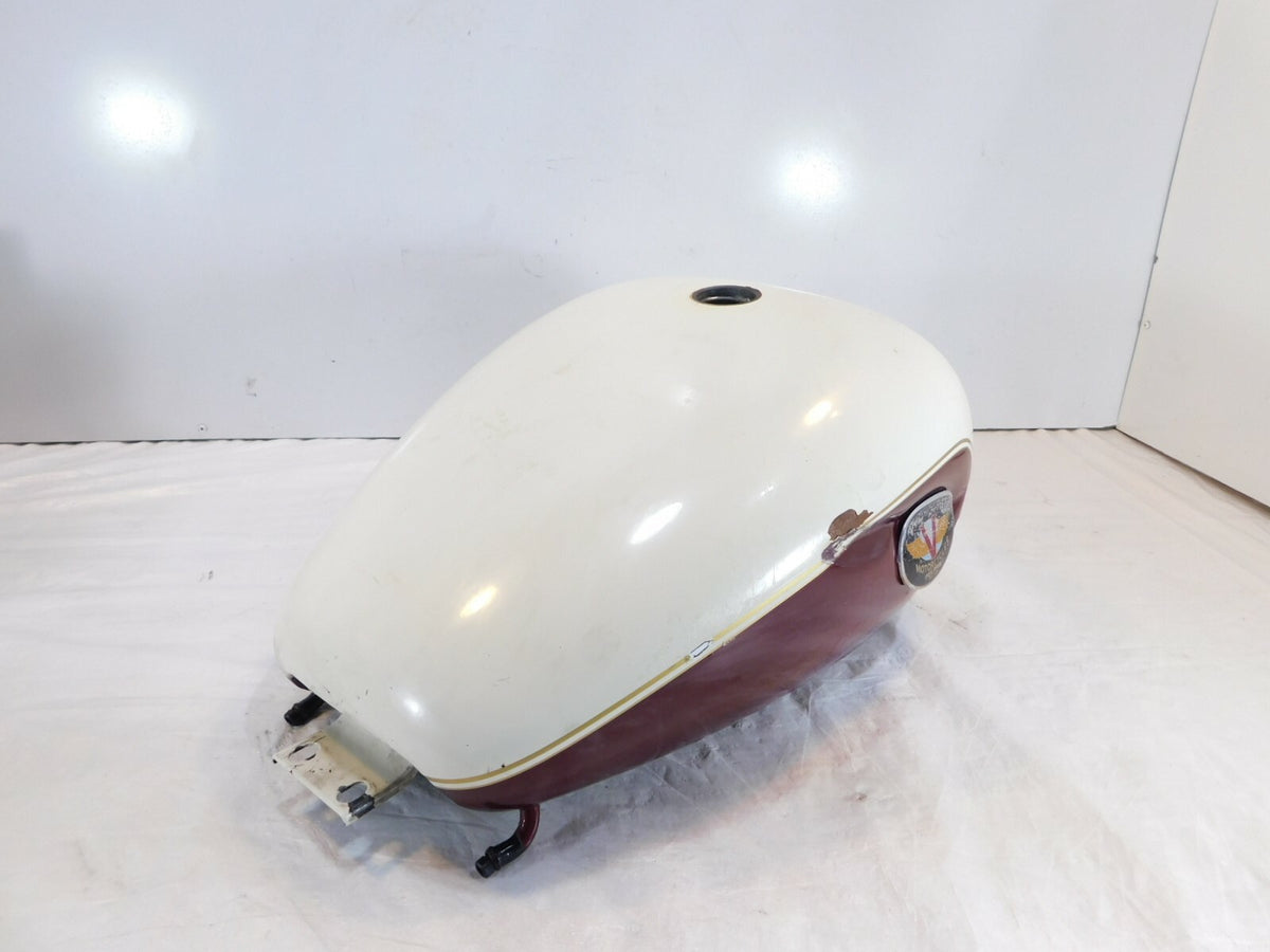 2001 Victory V92 Deluxe Cruiser Carmen Red & Vanilla White Fuel Gas Petrol Tank - C3 Cycle