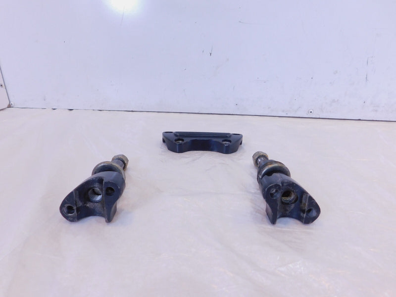 Harley Davidson Sportster 883 & 1200 & Dyna Chrome Handlebar Bar Riser Clamps