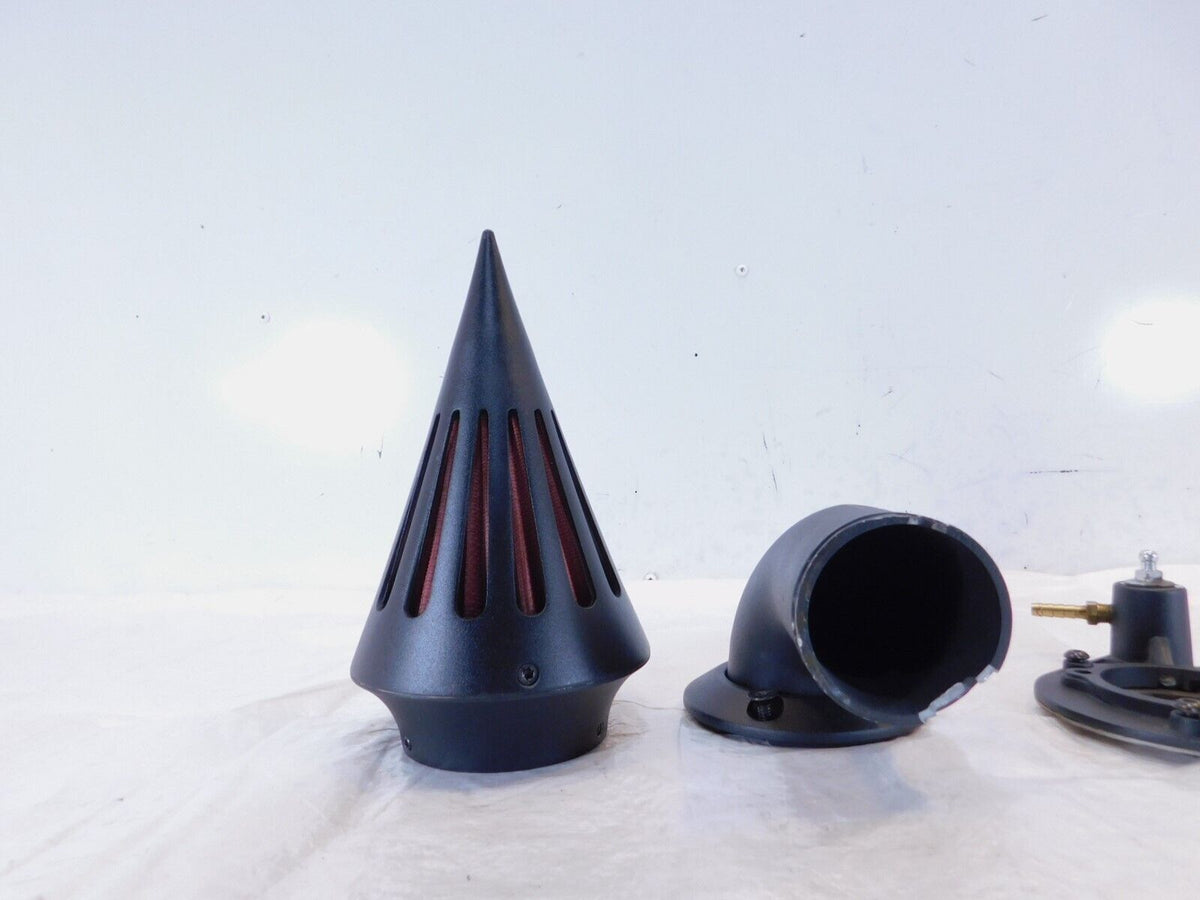 Harley Davidson Sportster 883 & 1200 Black Spike Cone Air Intake Cleaner Filter - C3 Cycle