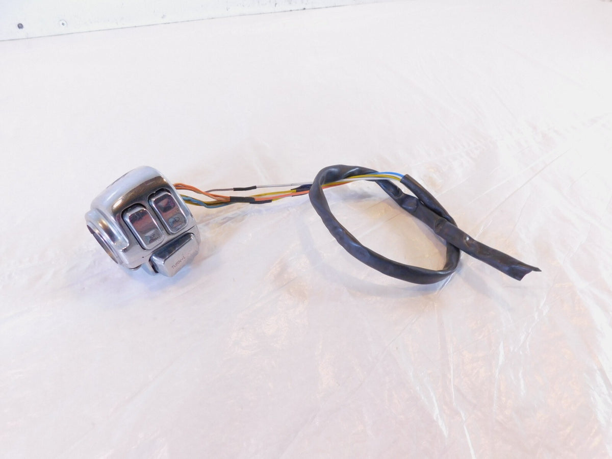 Harley Davidson Softail Dyna Sportster Left Handlebar Horn Turn Signal Switches - C3 Cycle