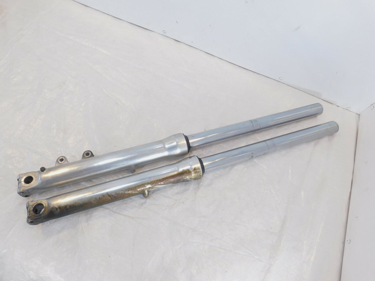 1992-1993 Honda VT1100 Shadow 1100 Silver Front End Suspension Fork Leg Shocks - C3 Cycle