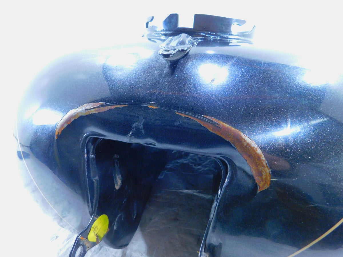 Harley Davidson Road Street & Electra Glide Fuel Gas Petrol Tank - Black -Dented - C3 Cycle