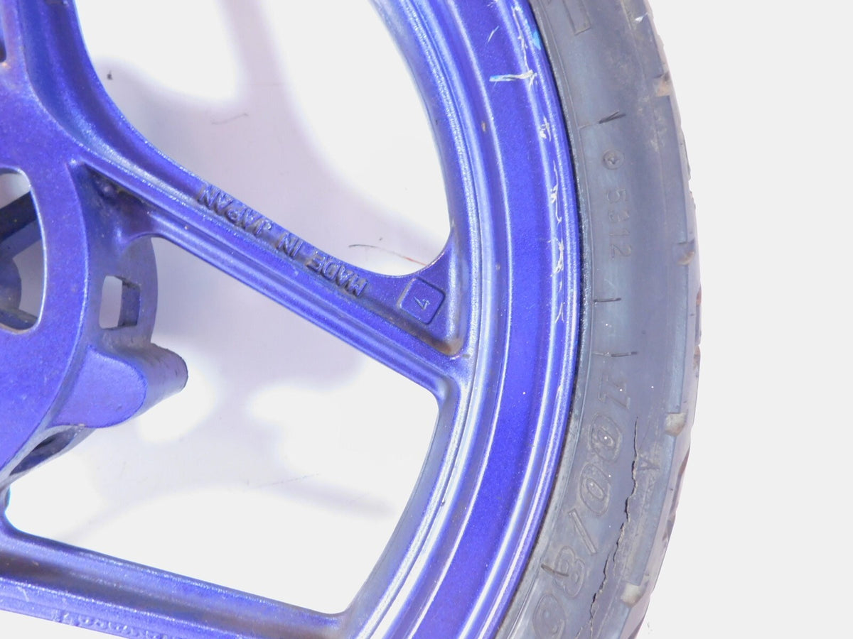 1995-2000 Kawasaki Ninja 250R EX250 Purple Front Wheel Rim 16"x2.15" - Straight - C3 Cycle