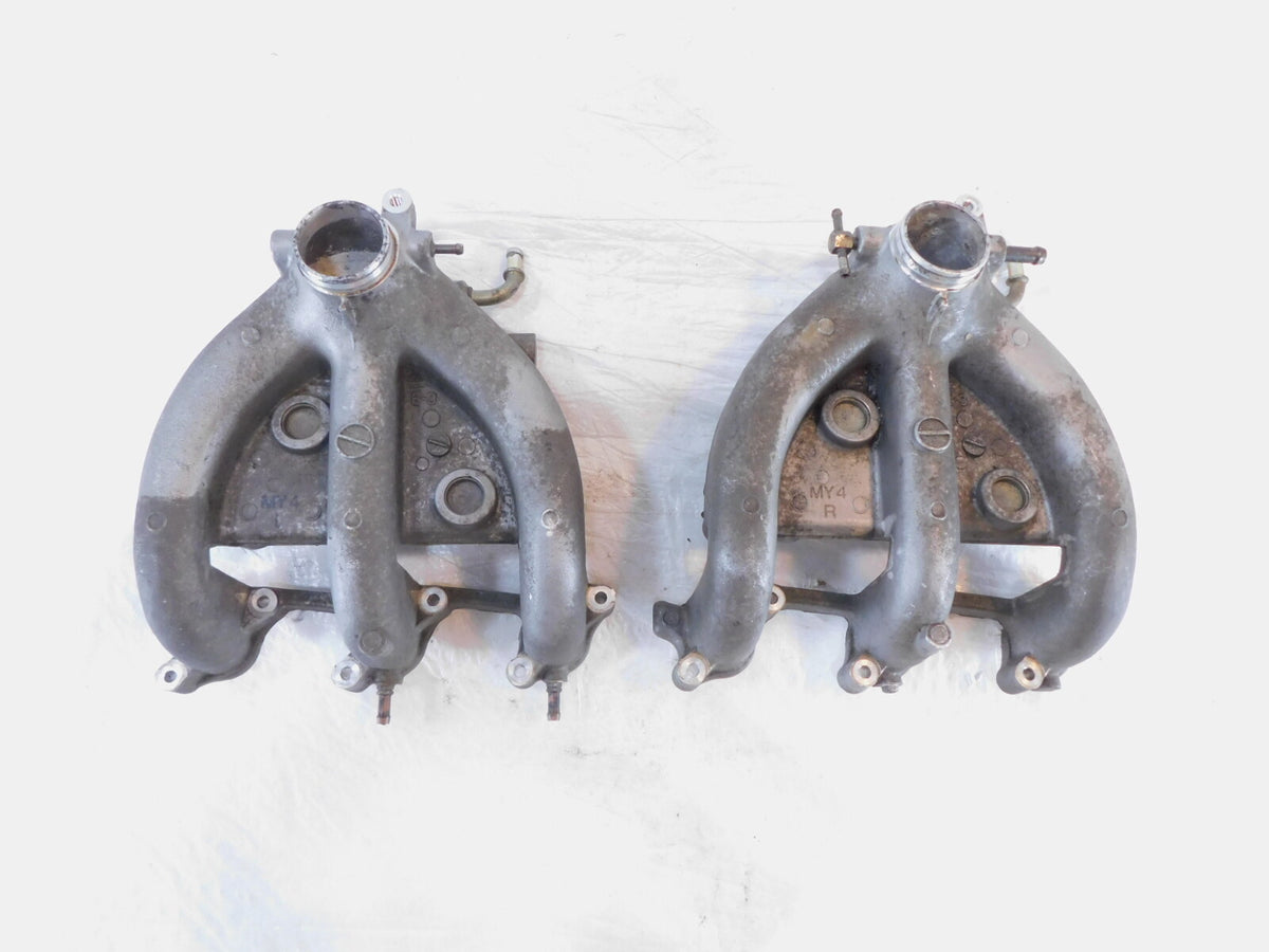 1992-2000 Honda GL1500 Goldwing Left Right Carb Carburetor Air Intake Manifolds - C3 Cycle