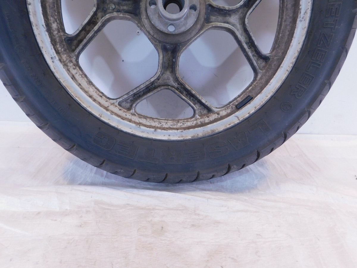 BMW K75 K75S K75RT K75T & K100 K100LT K100RS Silver Cast Rear Wheel Rim 2.75x17" - C3 Cycle
