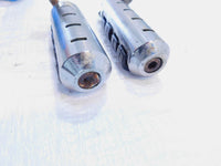 Pair Harley Touring FXR Dyna Sportster & Softail Black ISO Peg Footpeg Footrests - C3 Cycle