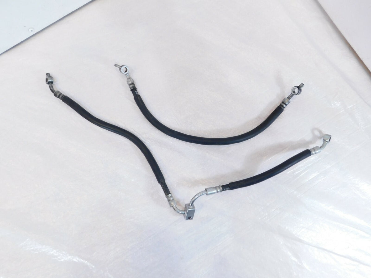 2006-2007 Kawasaki Ninja ZX14 ZX1400 Front Left & Right Brake Caliper Hose Lines - C3 Cycle