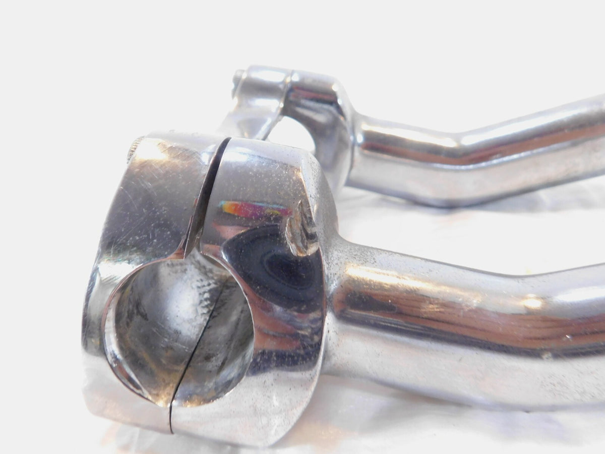 Harley Dyna Wide & Super Glide Custom Chrome Handlebar Mount Clamp Brackets - C3 Cycle