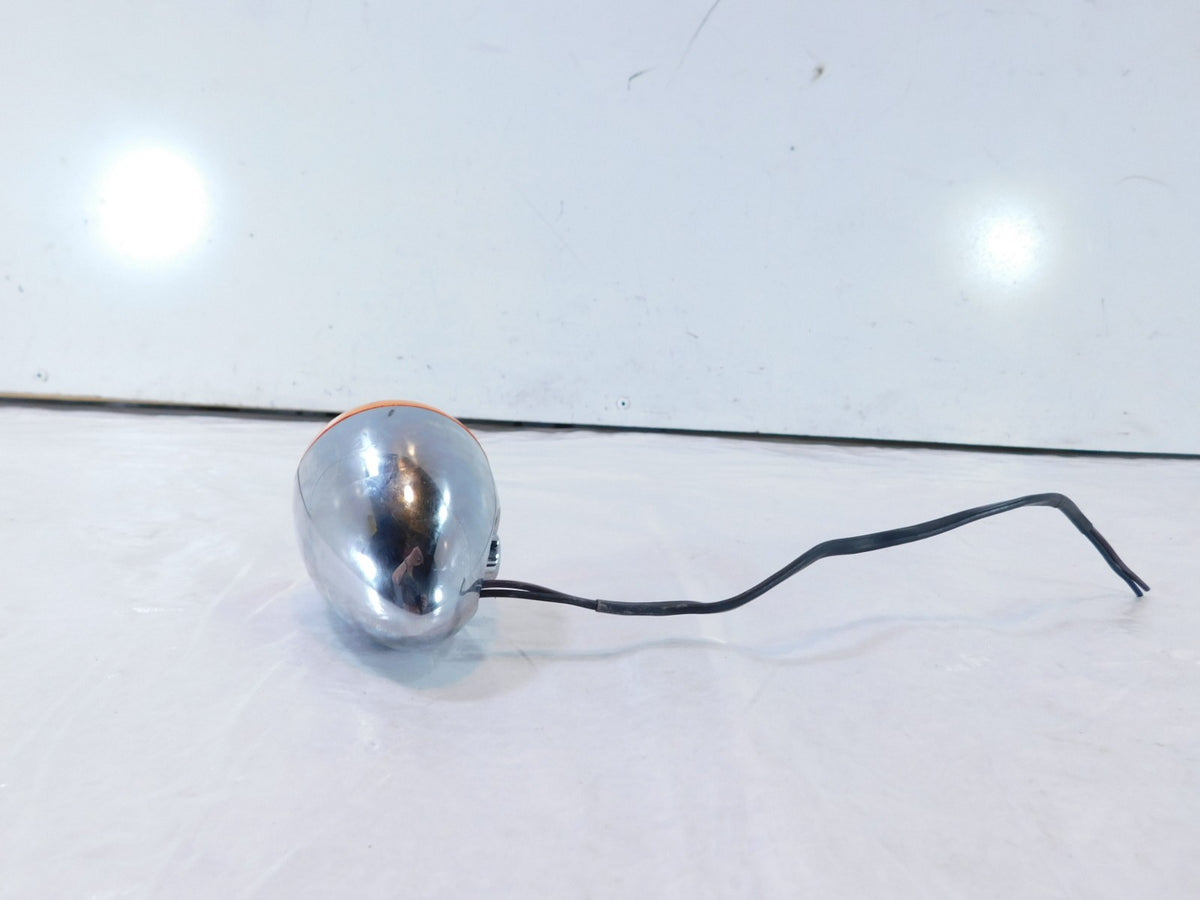 Harley Davidson Sportster Softail Dyna V-Rod Chrome Front Turn Signal Indicator