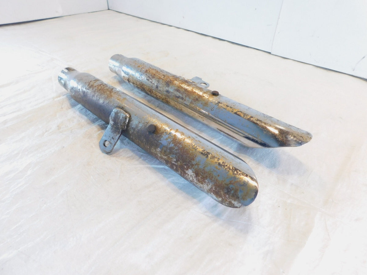 Harley Davidson Sportster 883 & 1200 Chrome Exhaust Header Pipe Mufflers