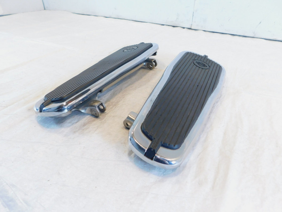 Harley Davidson Softail Deluxe Left & Right Floorboard Footboard Footrests - C3 Cycle