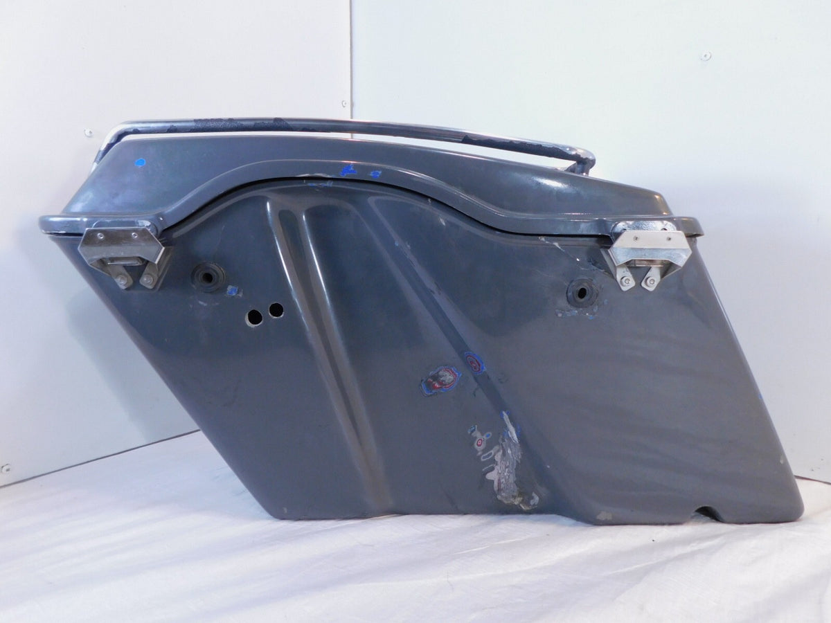 Harley Davidson Road King Street & Electra Glide Black Right Saddlebag Assembly - C3 Cycle