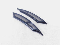 2009-2013 Harley Davidson Touring Street Glide Black Rear Fender Trim Strips - C3 Cycle