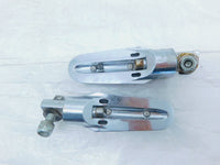 Harley Davidson Touring FXR Dyna Sportster & Softail Chrome Footpegs Footrests - C3 Cycle