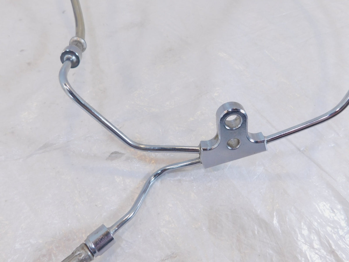 Harley Electra Glide Ultra & Classic Braided Dual Disc Front Brake Line Hose - C3 Cycle