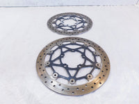 2013-2016 Triumph Street Triple Pair Front Wheel Brake Disc Caliper Rotors - C3 Cycle