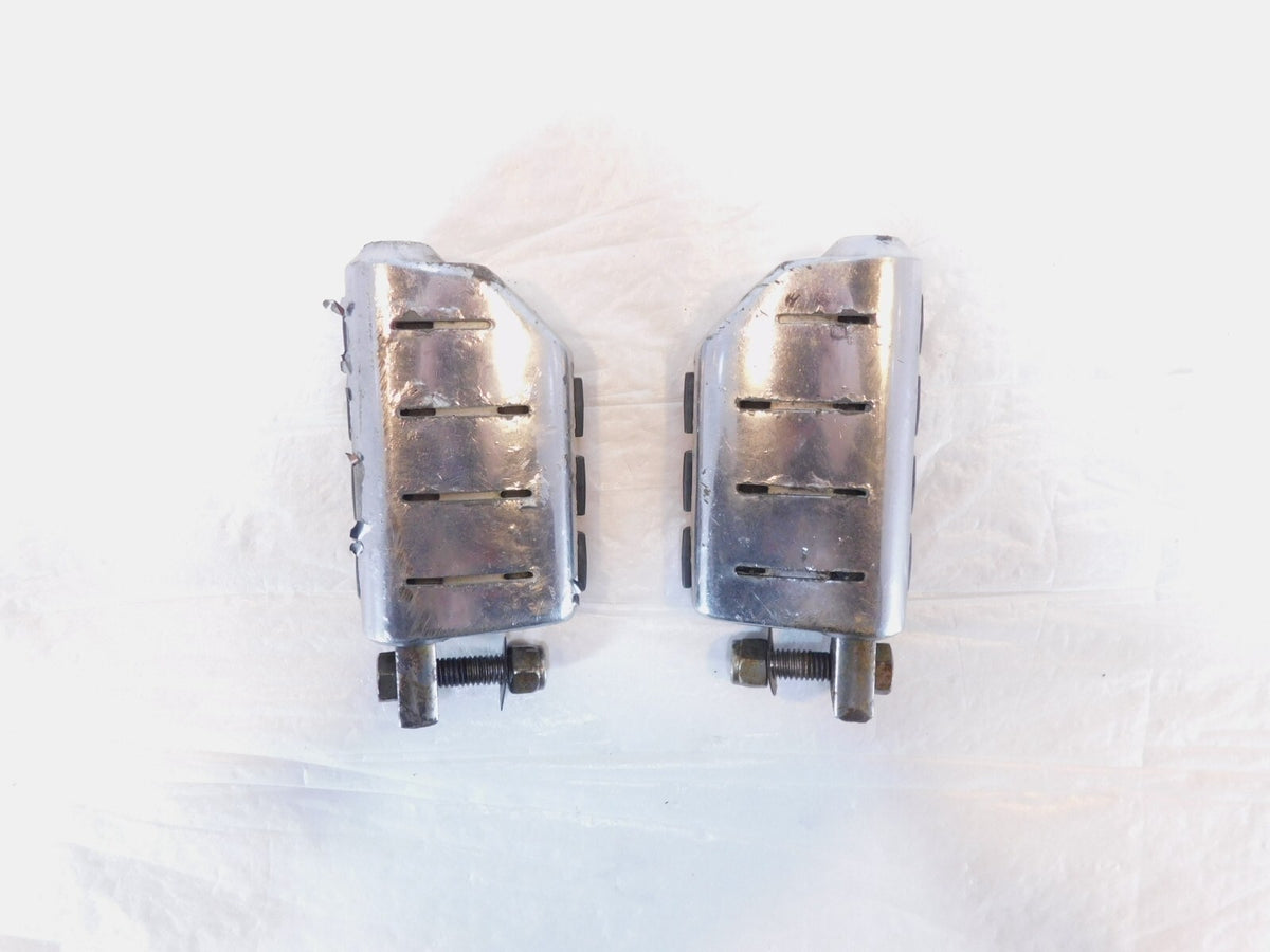 Harley Davidson FXR Dyna Sportster & Softail ISO Black Footpeg Footrest Pegs - C3 Cycle