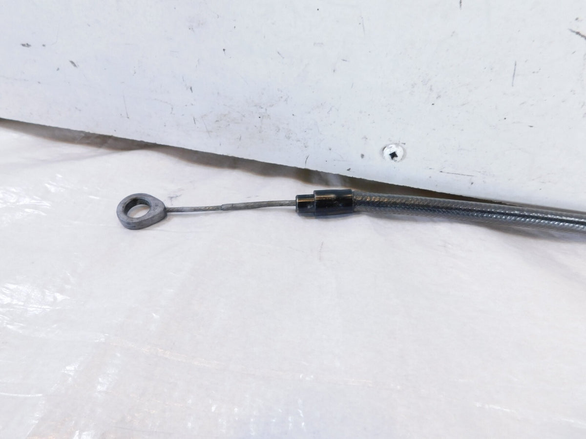 Harley Touring Road King Electra Street Glide Black Braided Clutch Cable Line - C3 Cycle