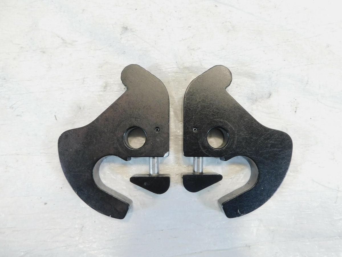 Harley Davidson Road King & Street Glide Chrome Detachable Sissybar Mount Clamps - C3 Cycle