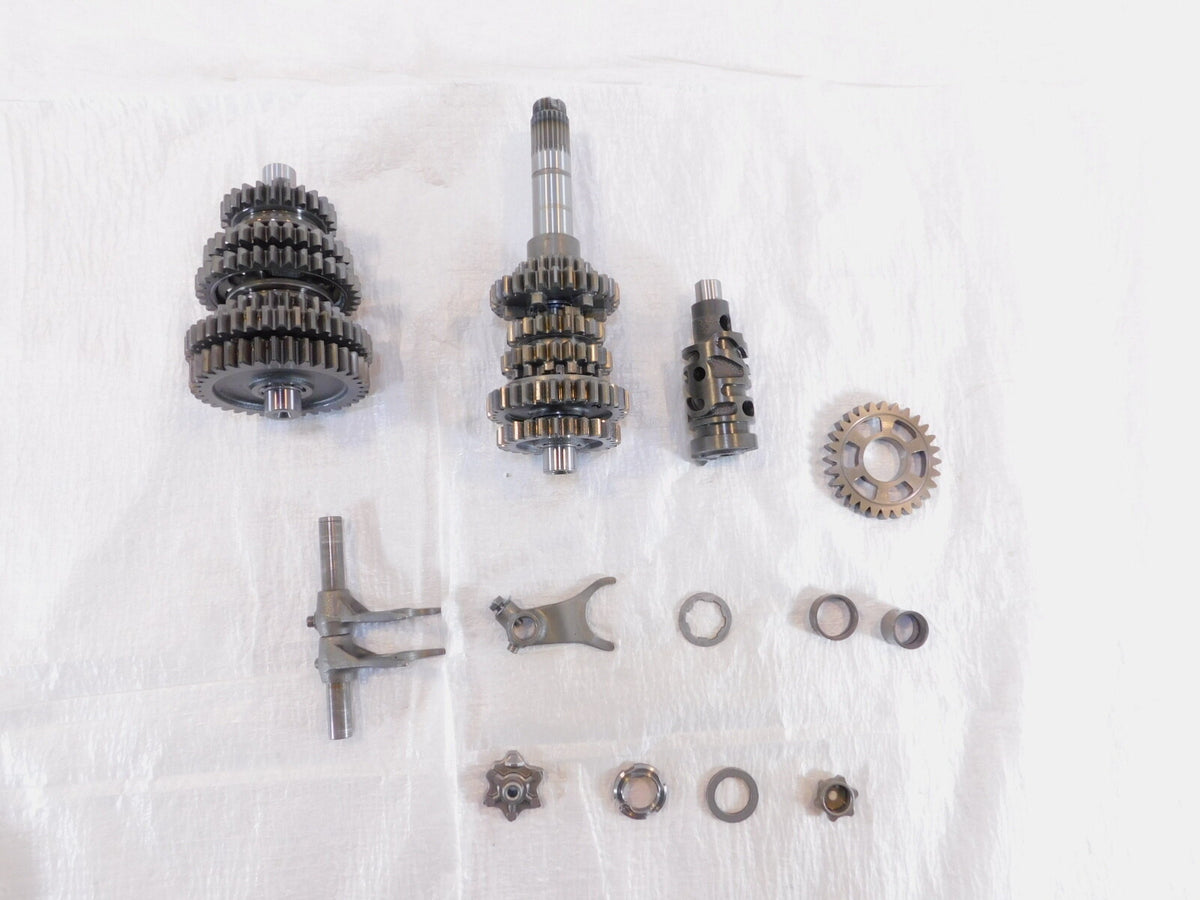 1986 86 Honda VT700 VT700C Shadow 700 Transmission Gears Shafts & Shift Forks - C3 Cycle