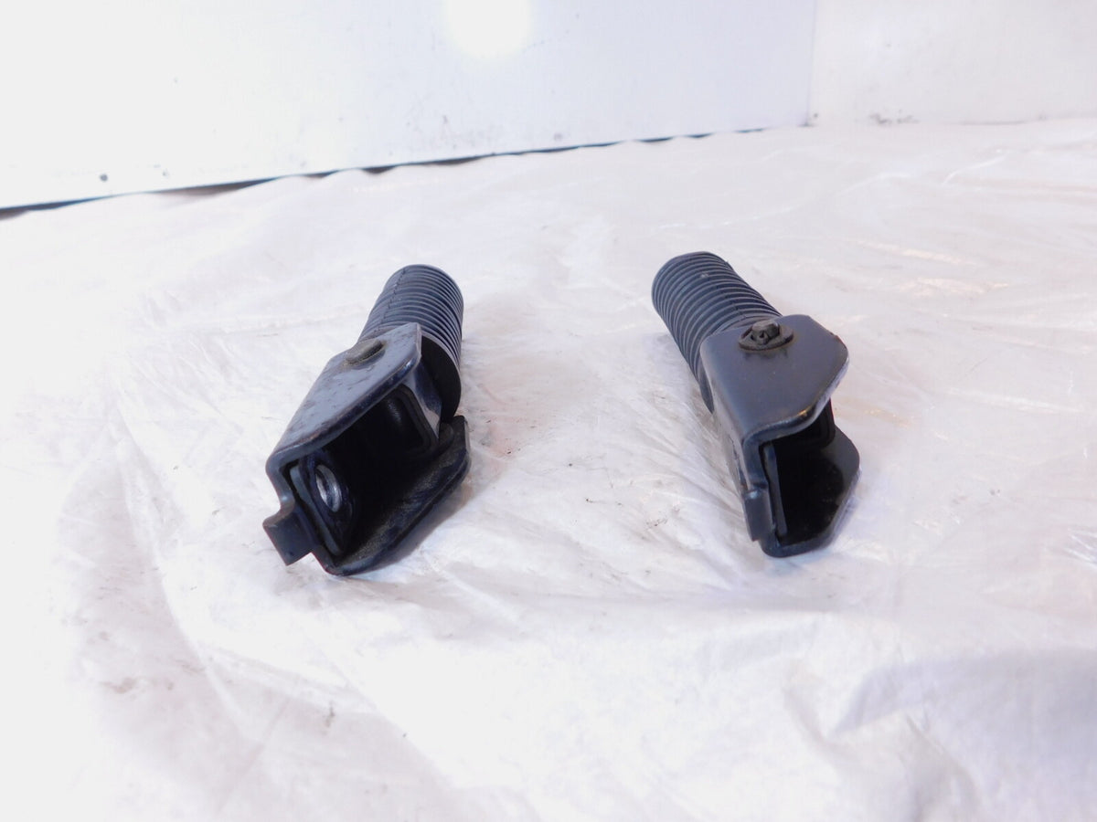 1979-1983 Honda CB650 CB650C Custom Black Rear Left/Right Foot Pegs Footrests - C3 Cycle