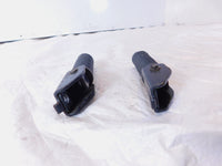 1979-1983 Honda CB650 CB650C Custom Black Rear Left/Right Foot Pegs Footrests - C3 Cycle