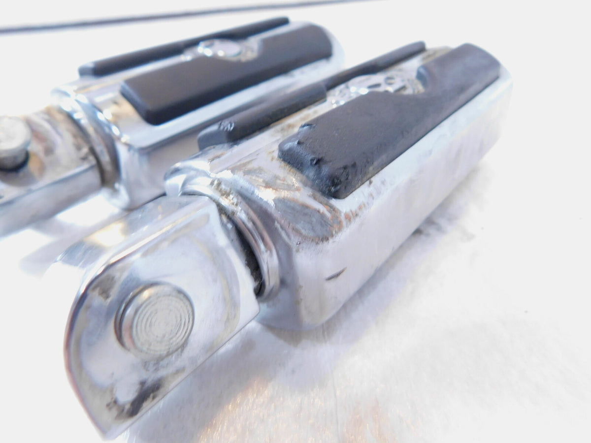 Harley Touring FXR Dyna Sportster & Softail Willie G. Skull Footrest Footpegs - C3 Cycle