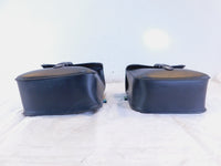 Yamaha Virago 700 XV700 Left/ Right Rear Black Dual Luggage Container Saddlebags - C3 Cycle