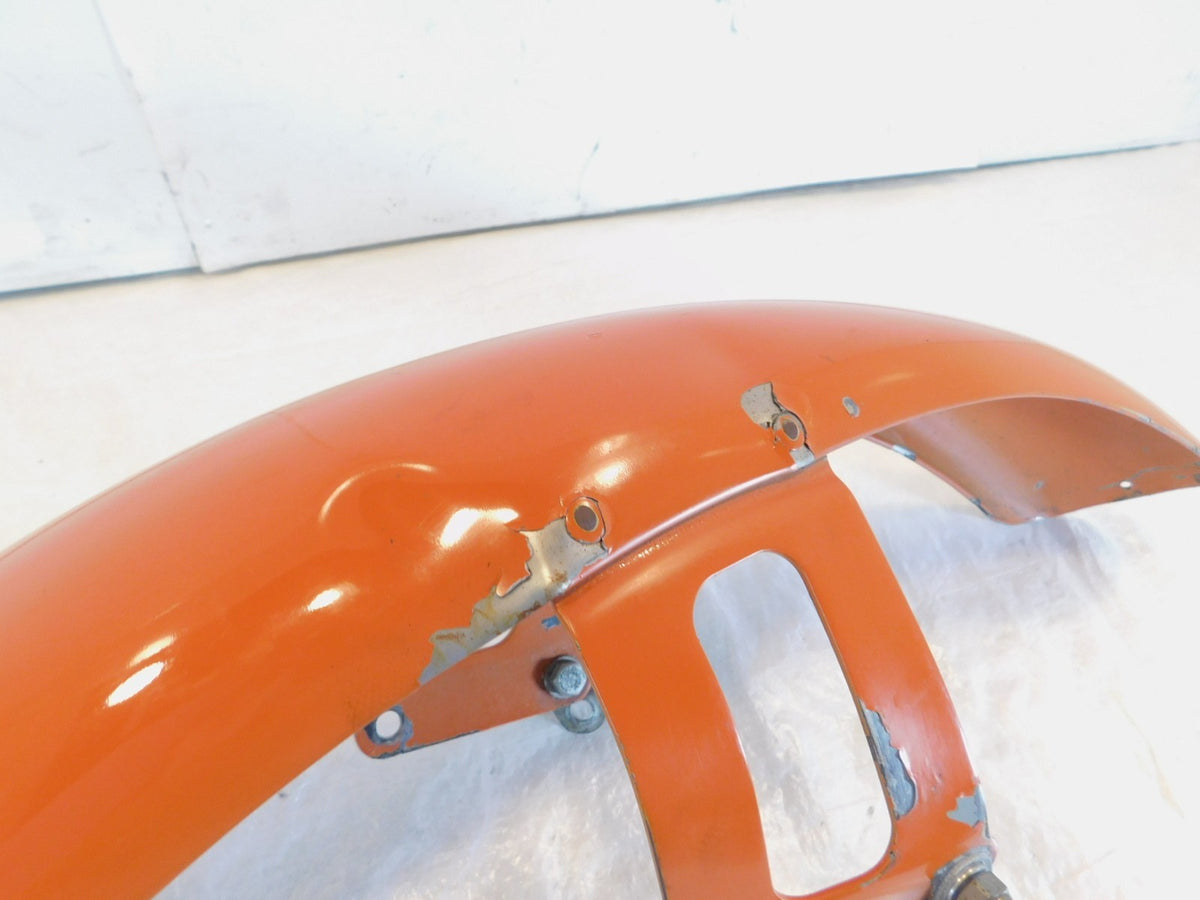 Harley Davidson Dyna FXDWG Wide Glide Softail Orange Front Wheel Cover Fender - C3 Cycle