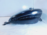 Harley Sportster 883 & 1200 Iron Black Fuel Gas Petrol Tank Reservoir - Damage - C3 Cycle