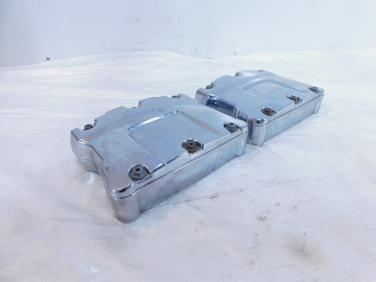 Harley Davidson Touring Dyna & Softail Chrome Cylinder Head Rocker Boxes - C3 Cycle