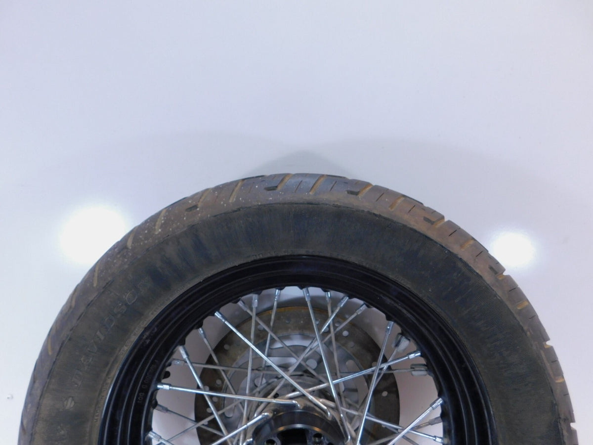 2007 Harley Davidson Sportster XL1200N 16" Black Laced Rear Wheel Rim & Tire - C3 Cycle