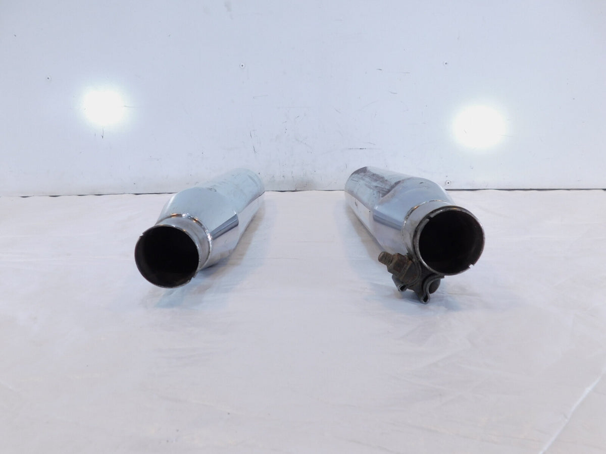Harley Davidson Sportster 883 & 1200 Chrome Exhaust Header Pipe Mufflers - C3 Cycle