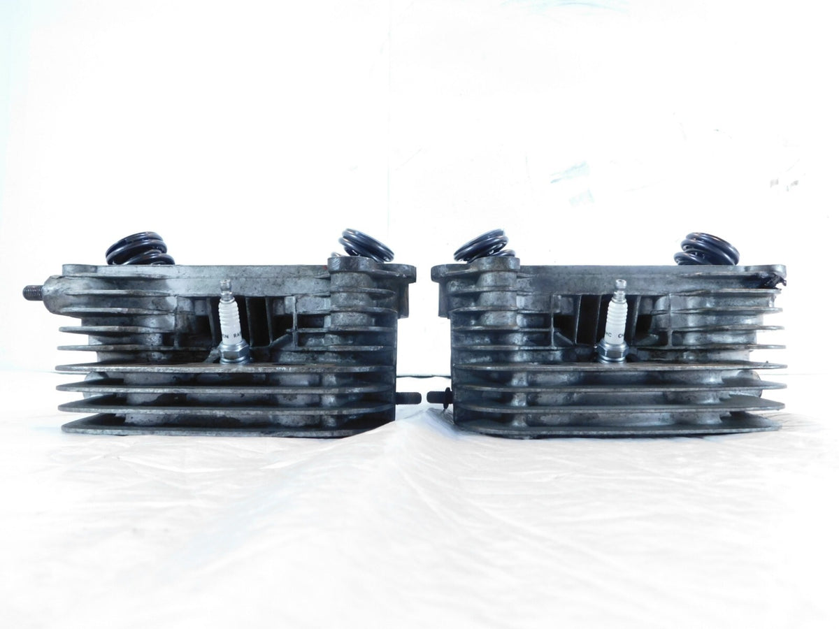 1988-1989 Harley Davidson Sportster 1200 Black Cylinder Heads Valves & Springs - C3 Cycle